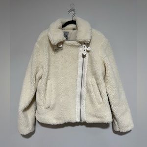Levi’s Megan Sherpa Women’s Moto Jacket Size Large